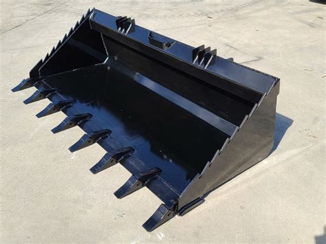 tooth bucket for skid steer for sale|1 yard skid loader bucket.